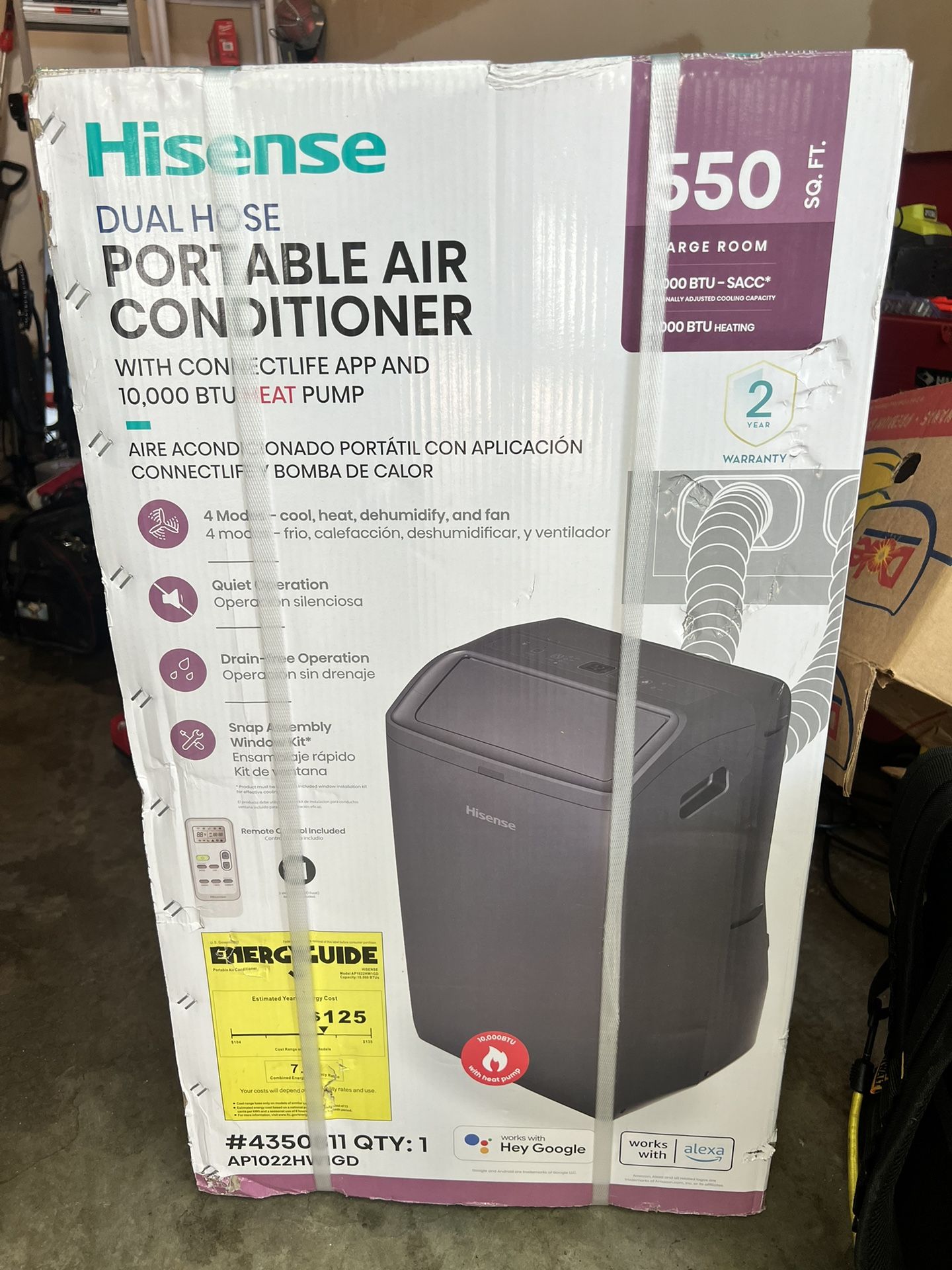 Hisense Portable Air Conditioner Brand New