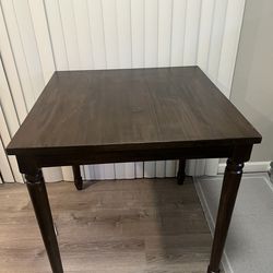 brown table