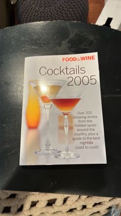 Food & Wine Cocktails 2005 Book