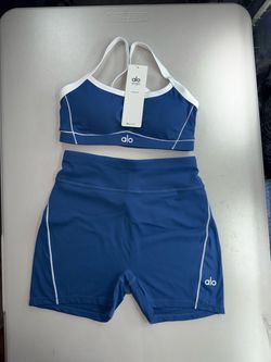 Alo Yoga Sports Bra and Shorts Set