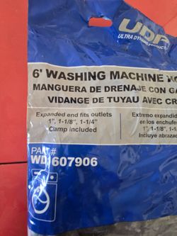 6' WASHING MACHINE HOOK DRAIN HOSE  *NEW*