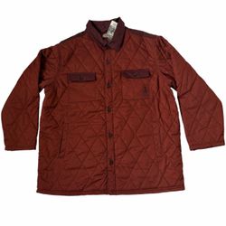 Men's XL Black History Month Brown Quilted Jacket Target New With Tags