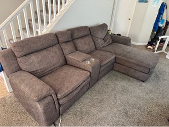 L shaped sectional sofa reclining