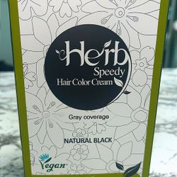 DONGSUNG Herb Speedy Permanent Color Cream (Natural Black, 1 Pack)