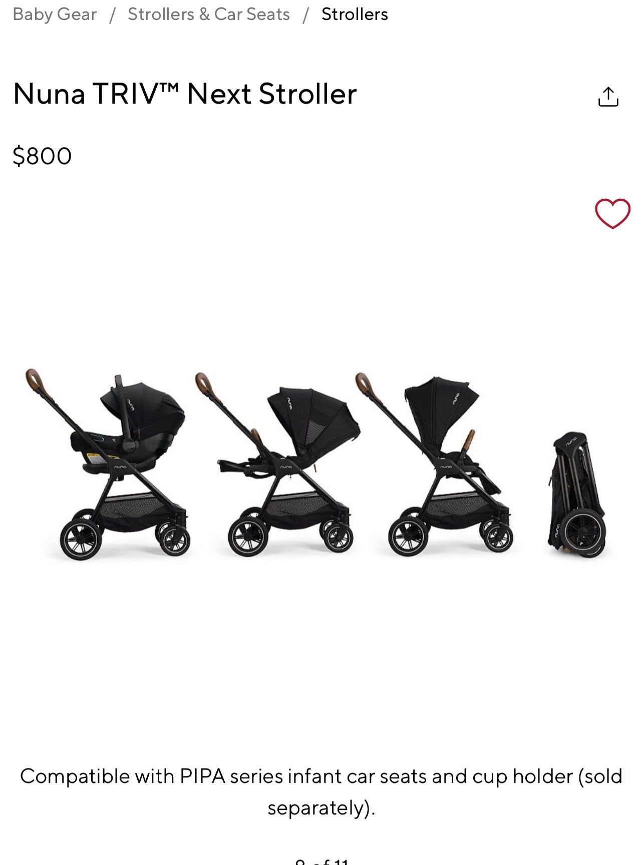 Nuna Triv & Car Seat