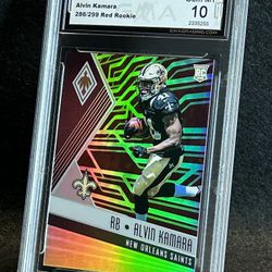 2017 Phoenix 🔥 Alvin Kamara 🔥 Red Rookie 286/299 GMA 10 💎 Mint - New Orleans Saints