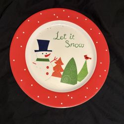 Let It Snow Plate