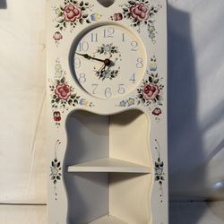 Corner Cubby Clock 