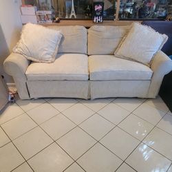 Sofa Hide-a-bed With Pillows 