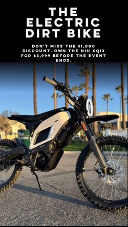 20% Off - Niu XQi3 On-Road/Off-Road E Dirt Bike