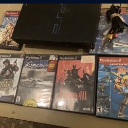 Ps2 Fat W Games And Control 