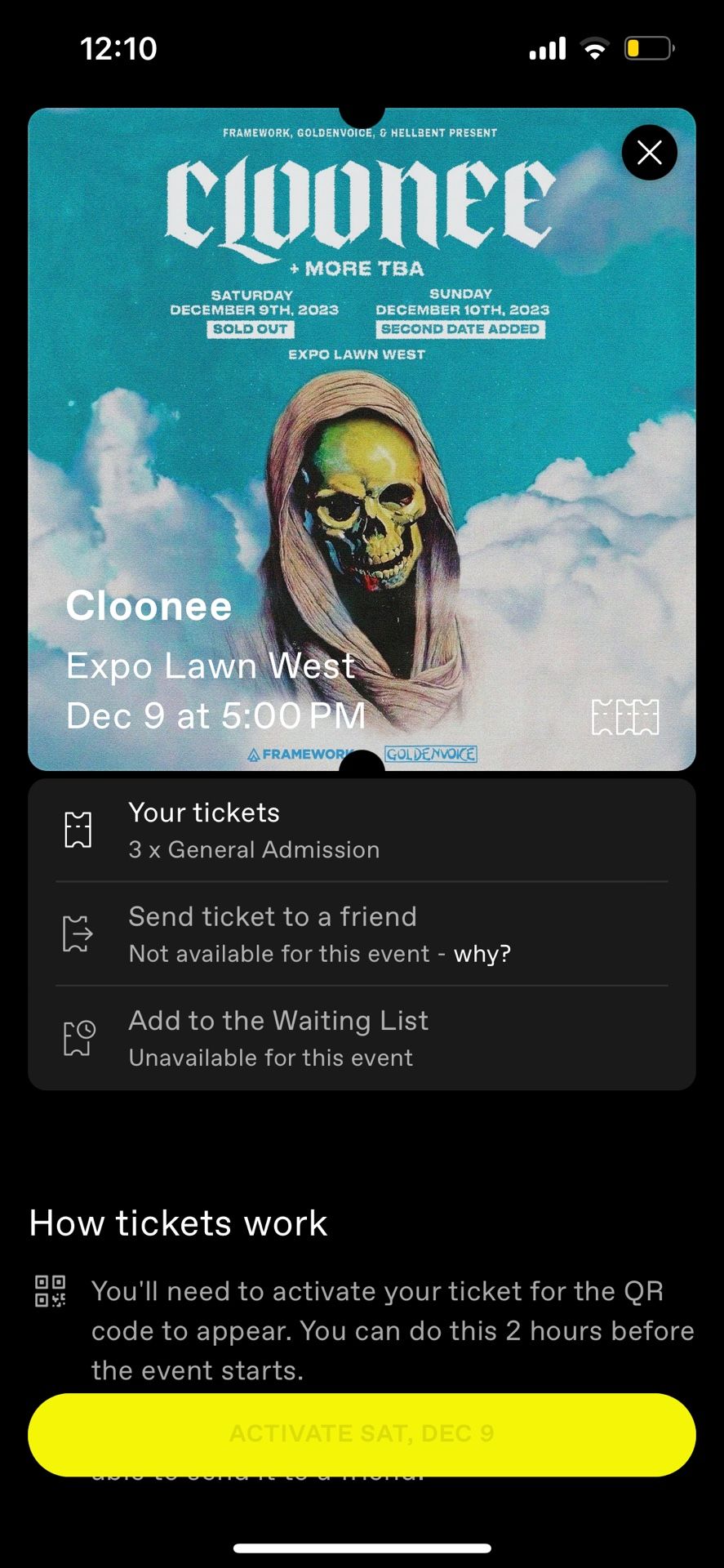 Cloonee 12/9