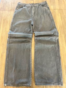 Ditch LA Pants Jeans Men’s Size 34x32 Black Baggy Wide Leg Y2K Grundge Punk Sk8r
