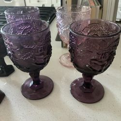 Vintage Avon Glass Goblets