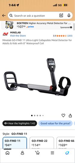 Go find metal detector