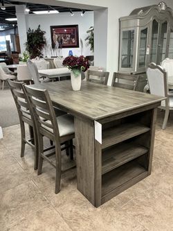 5-Piece Dining Set w/Storage