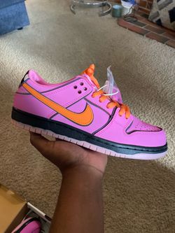 Sb Dunks PowerPuff Girls “Blossom” Size 8.5, 10,11