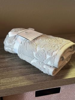 Brand New Hand Towels Set of 2 Gray