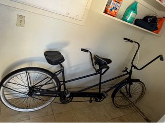 Black matte tandem schwinn twin
