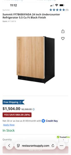 Summit Industrial mini fridge