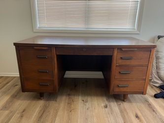Vintage Jofco mid century executive desk