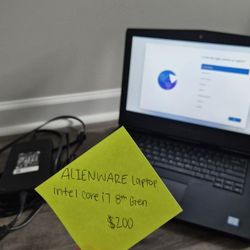 ALIENWARE intel Core i7 8th Gen