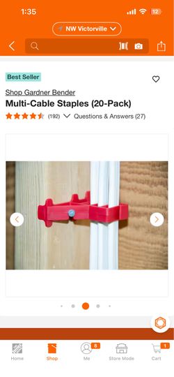 Multi-Cable Staples (20-Pack)