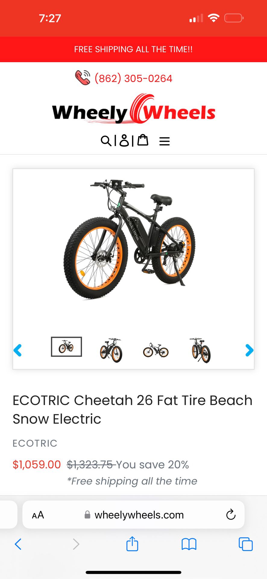 Cheetah Electric Bike 