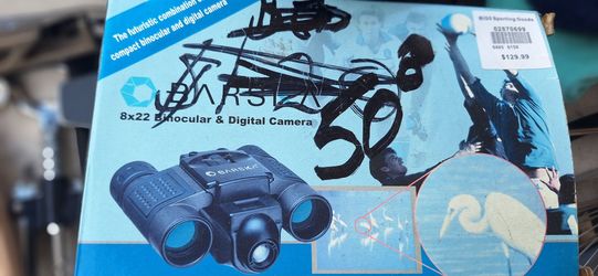 Binoculars and digital camera