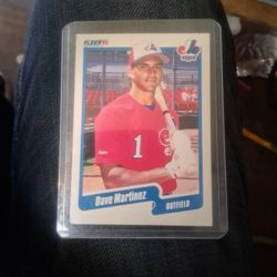353 Fleer 1990 DAVE MARTINEZ 