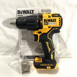 Brand New Dewalt 20V Brushless Hammer Drill. Retails $129 For Tool Only. 