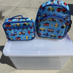Kids 12 Inch Backpack And Lunchbox