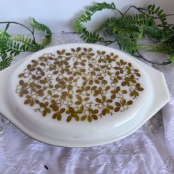 Pyrex Verde Divided serving dish