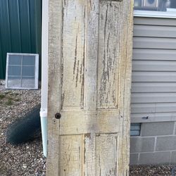 Antique doors and 10 wooden windows