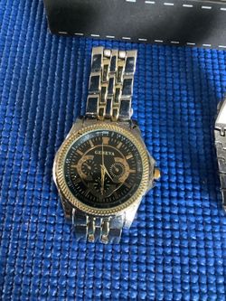 BEAUTIFUL MENS AND WOMENS GENEVA WATCHES.  NEW. $100 OBO. 