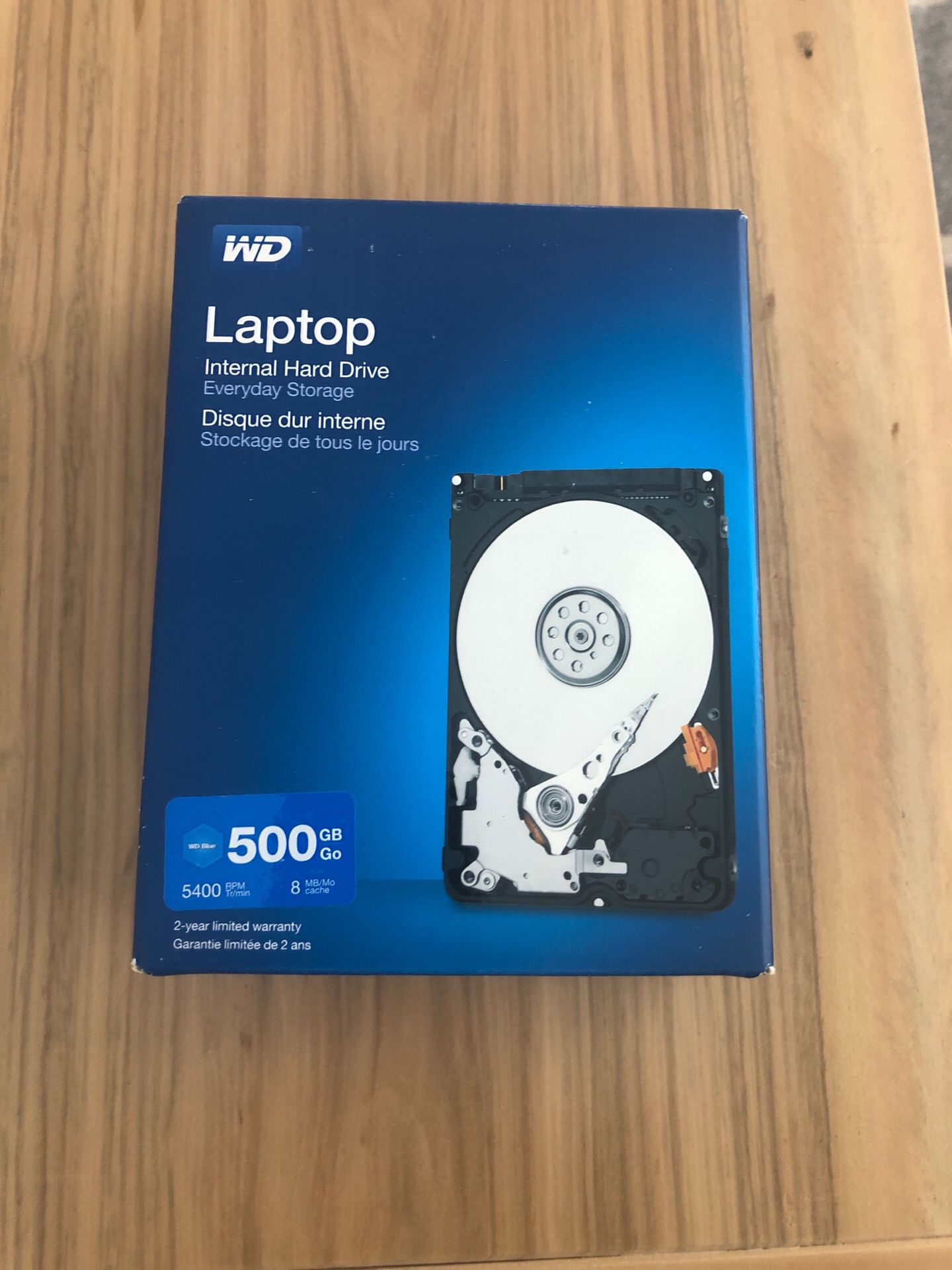 WD Laptop Internal Hard Drive, 500 GB