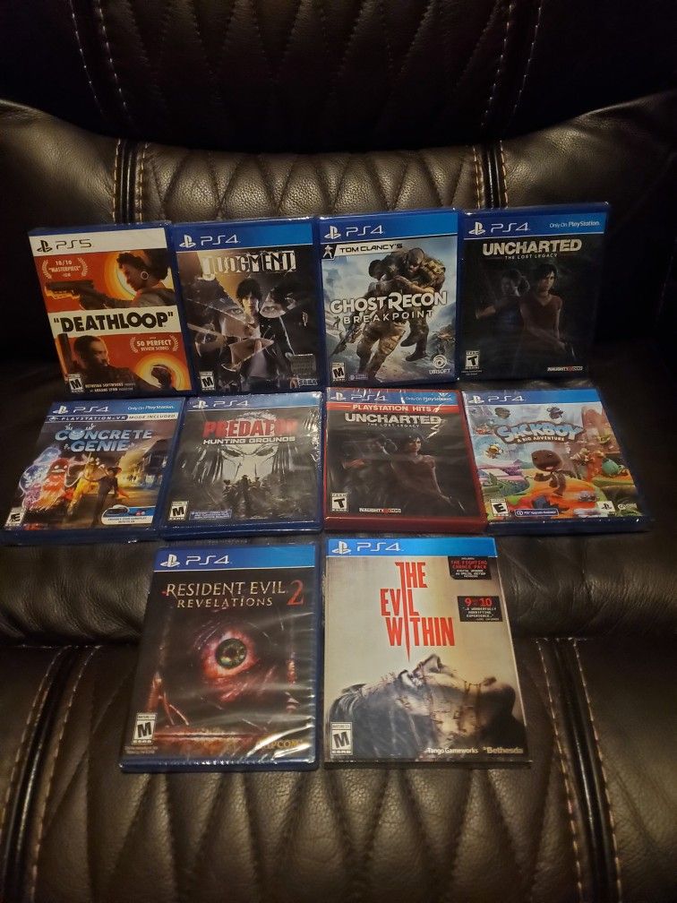 PS4/5 GAMES (sealed)