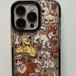 iPhone 13 Pro Disney Phone Case Dogs