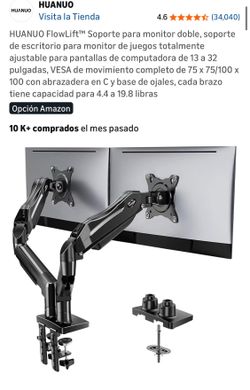 HUANUO Dual Monitor Stand Adjustable