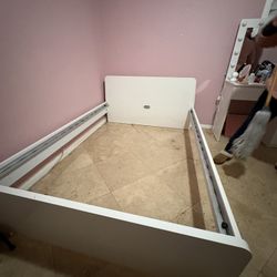 White Ikea Bedframe