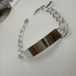 925 Sterling Silver Bracelet 8” Lent Pulcera De Plata Alta Calidad 8”pulgadas