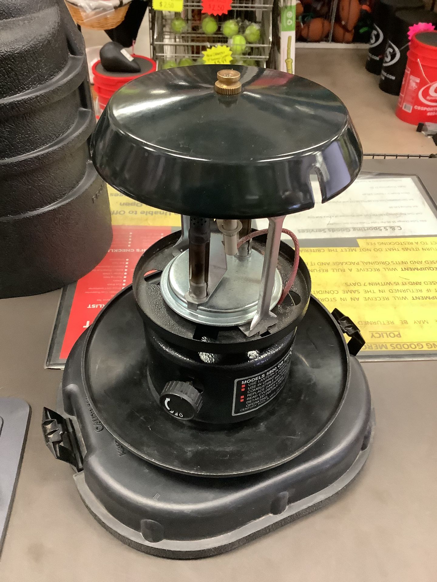 Century Primus Propane Lantern W/ Case (missing Globe) SKU 359694 for