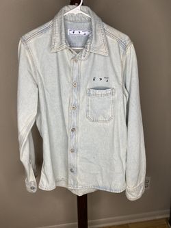 Off-White Arrows Motif Denim Shirt Size Small