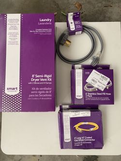 Brand New Smart Choice Washer and Dryer installation set