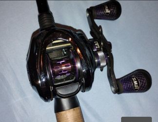 Lews Pro Ti baitcaster reel and St. croix Mojo Bass 7 Foot 4 Heavy Power Fast Action  Baitcasting  Rod