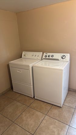 Washer and dryer whirlpool and kenmore