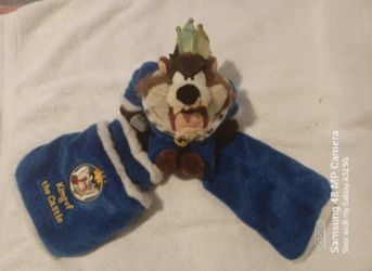 Vintage Looney tunes taz king of the castle remote control holder