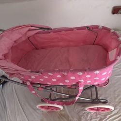 Doll Stroller And Doll Bassinet