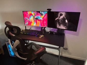 Setup Gamer Ryzen 7 9800x3d+32gb 6400mhz+4070ti+2 Oled Screen 2k 280Hz+Gigabyte X870E Aorus Pro