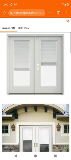 *****Double Doors W windows N Blinds *******